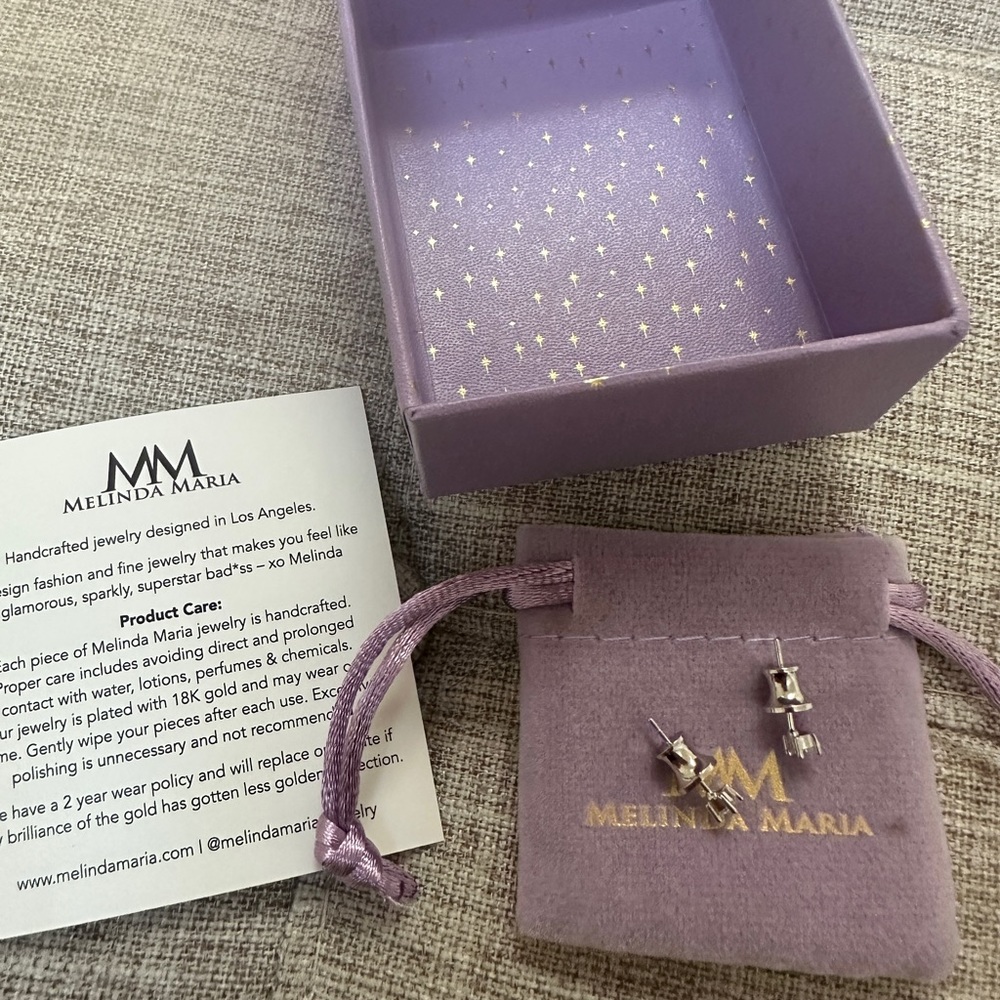 Melinda Maria Petite Stud Earrings